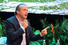 El alcalde de Cali, Alejandro Eder, en la inauguración de la Semana de la Biodiversidad.