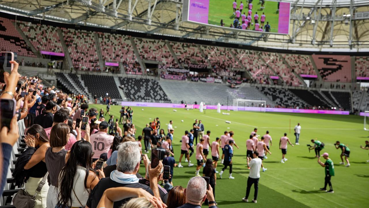 Así luce el nuevo estadio del Inter Miami de la MLS de los Estados Unidos.