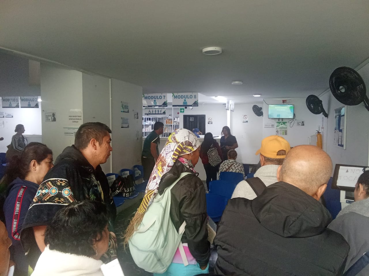 Este momento tenso es la muestra clase del la crisis que se presenta en Popayán por las fallas en el sistema de salud.