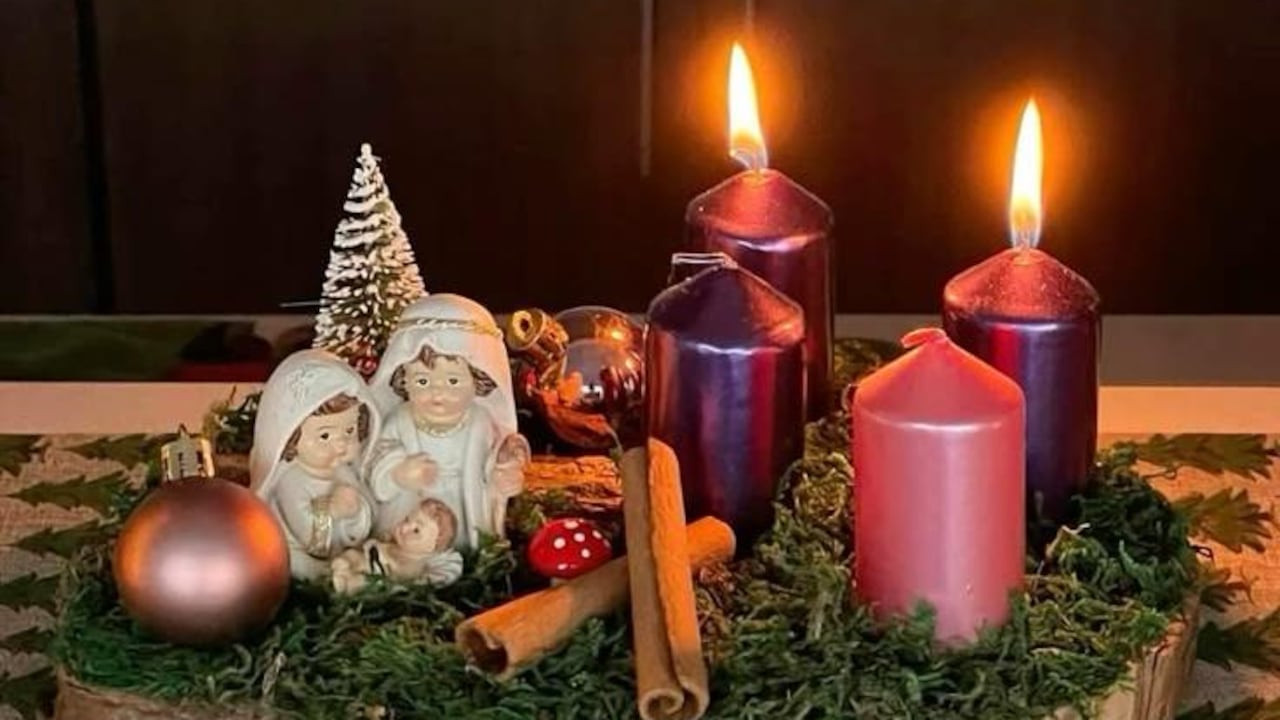Este domingo 30 de noviembre se enciende la primera vela de Adviento. Aprenda a hacer una corona de una forma fácil.