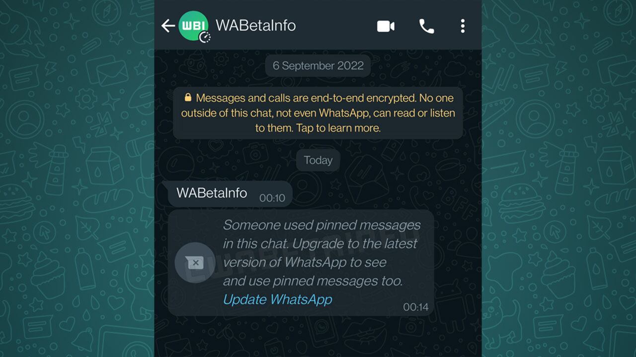 WhatsApp dejará anclar mensajes para destacarlos en un chat.