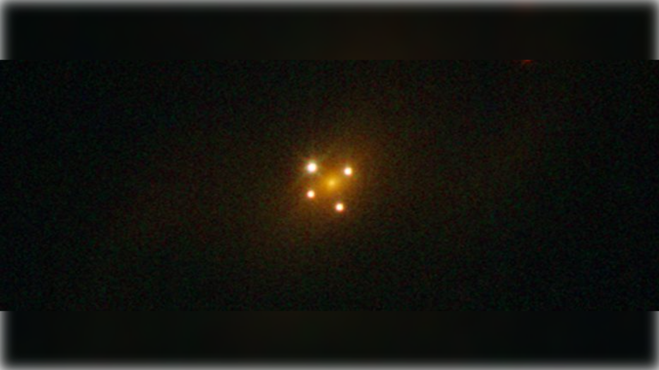 La Cruz de Einstein es un fenómeno astrofísico.