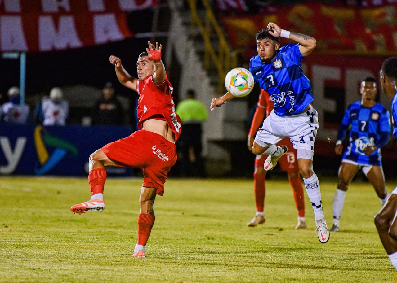 Imagen del partido entre Boyacá Chicó y América de Cali por la fecha 18 del segundo semestre de la Liga Colombiana 2025.