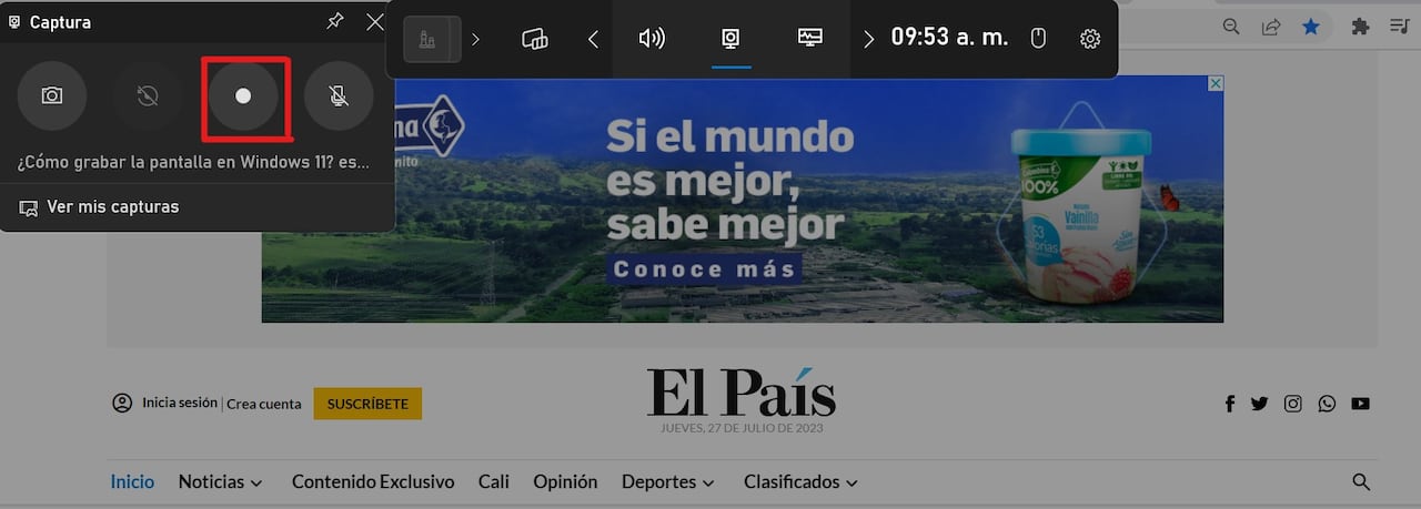 Explore la magia de la grabación en Windows 11 con estos sencillos pasos.