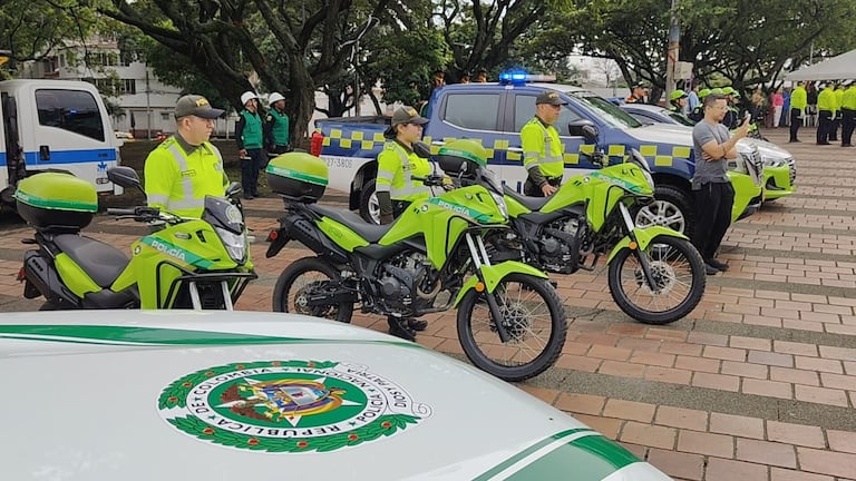Este nuevo parque automotor esta destinado a fortalecer la presencia operativa y la capacidad de respuesta de la Policía Metropolitana de Cali.