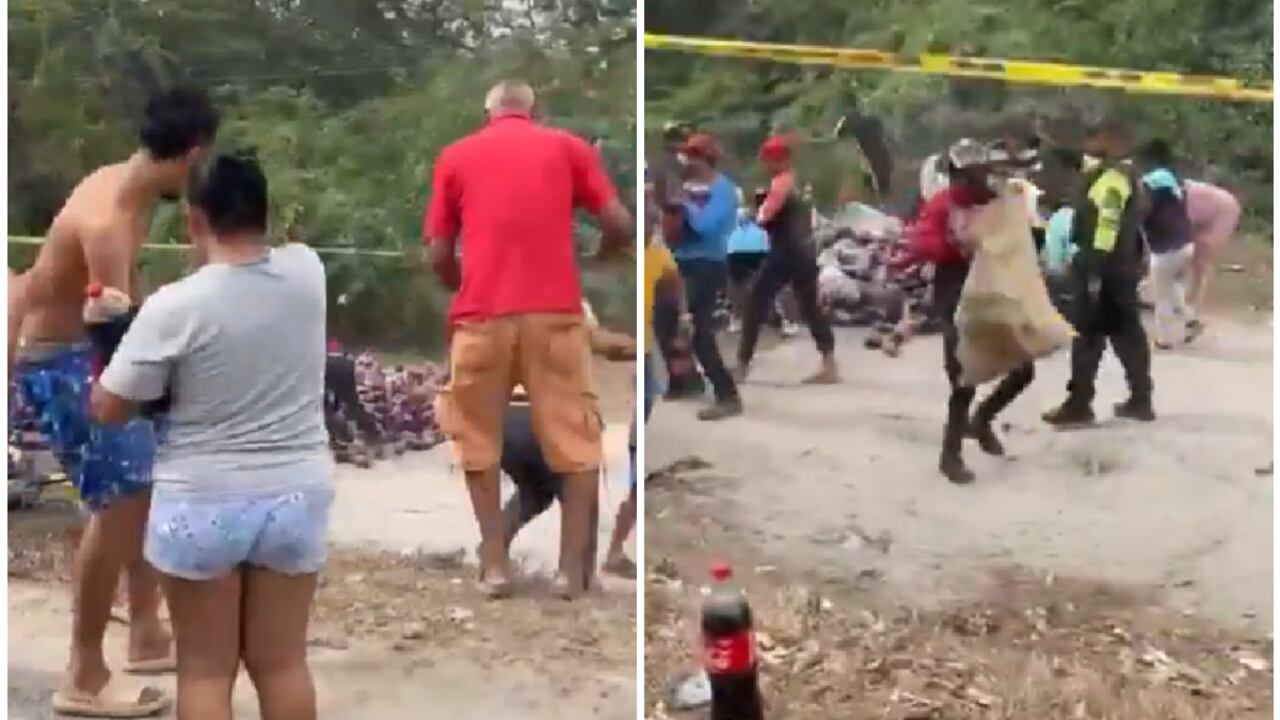 Imágenes tomadas del video.