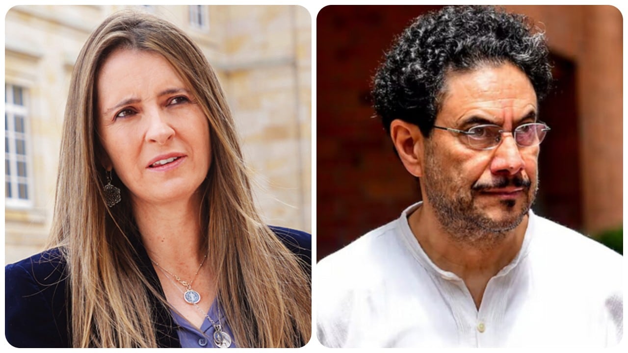 Paloma Valencia e Iván Cepeda.