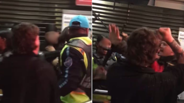 Pelea en TransMilenio