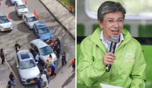 Claudia López pidió a las autoridades investigar los hechos de intolerancia que se registraron a inmediaciones del Movistar Arena.