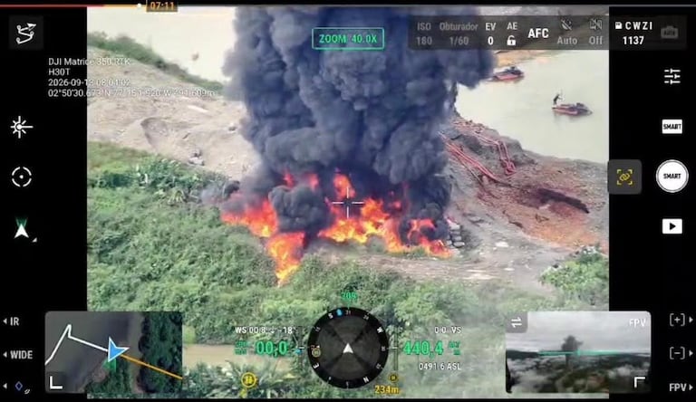 Tropas del Ejército Nacional intervinieron siete unidades productoras mineras utilizadas, según las autoridades, para actividades de explotación ilícita de yacimientos.