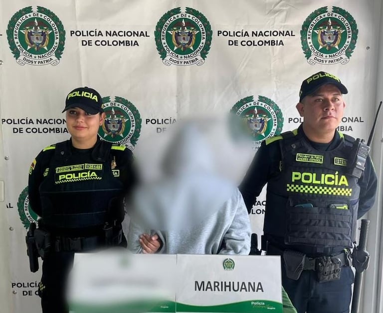 Menor detenido con 11 kilos de marihuana.