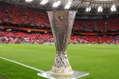 Imagen del trofeo de la UEFA Europa League.