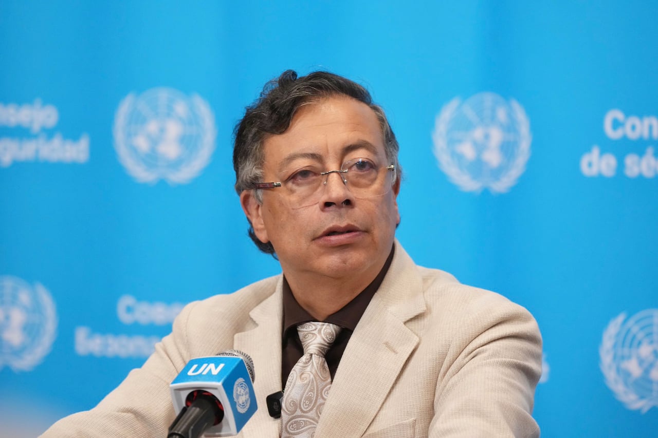 Gustavo Petro, expresidente de Colombia, el 10 de junio de 2026 en Nueva York (Estados Unidos)