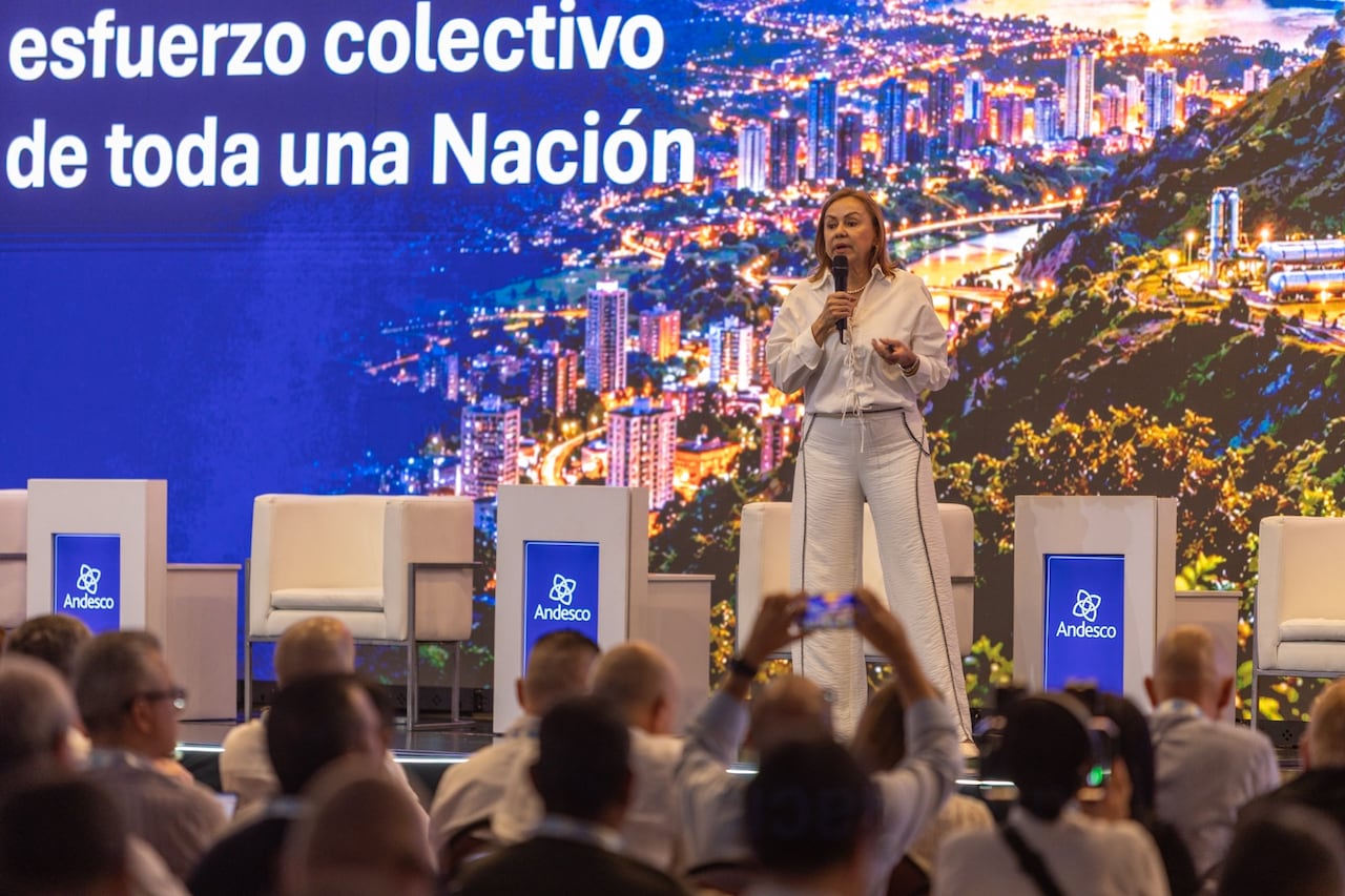 Ministra de Minas y Energía, María Nohemí Arboleda, en el marco del 28° Congreso Andesco