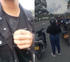 Ciudadanos auxiliaron al motociclista tras el ataque armado ocurrido en el sector de La Rioja, sobre la Variante norte de la ciudad Popayán, Cauca.
