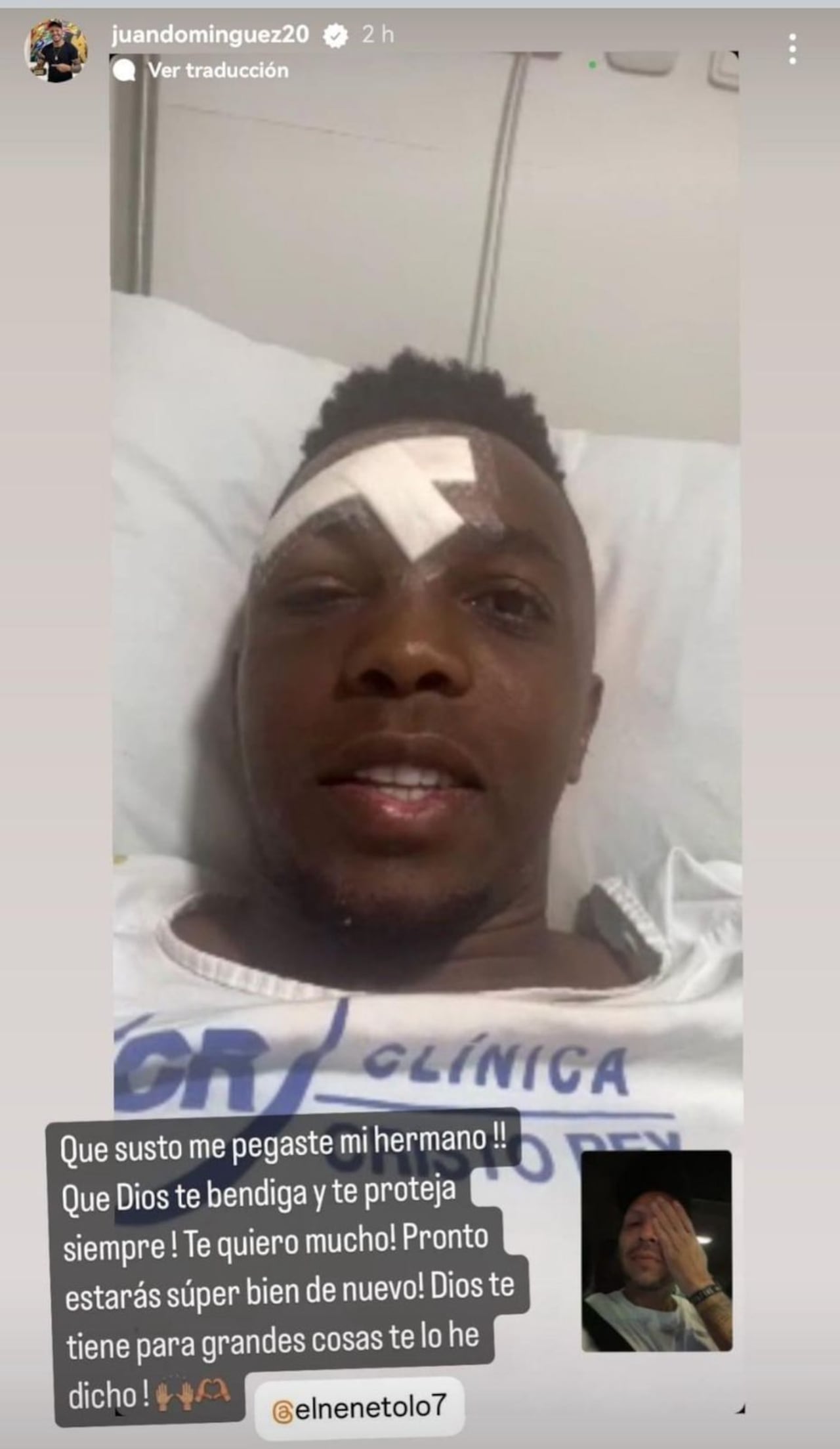 Historia de 'El Carachito' Domínguez hablando con Toloza.