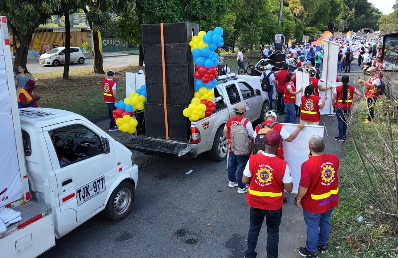 Marcha Día del Trabajo, Cali