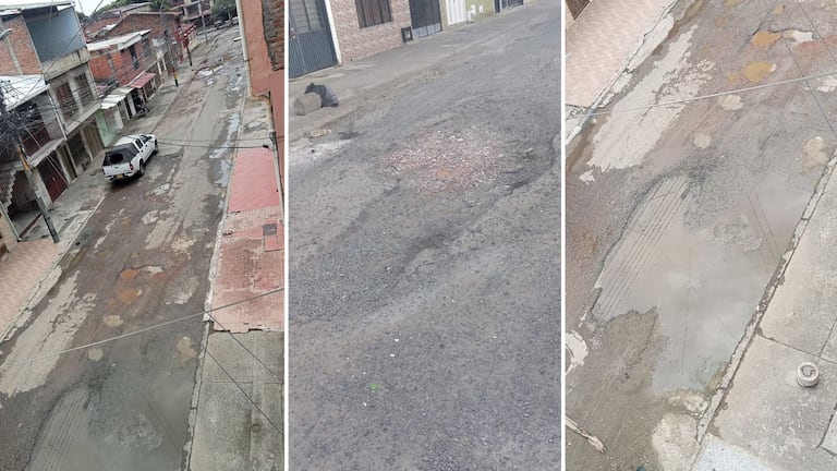 Los residentes afirman que el estado de la calle se mantiene desde 2018 y que el polvo generado por el tránsito ha impactado la calidad de vida en el sector.