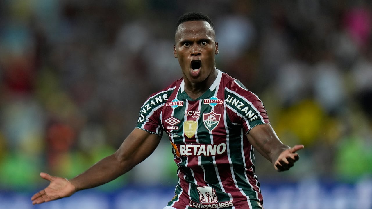 Jhon Arias, jugador al servicio del Fluminense de Brasil.