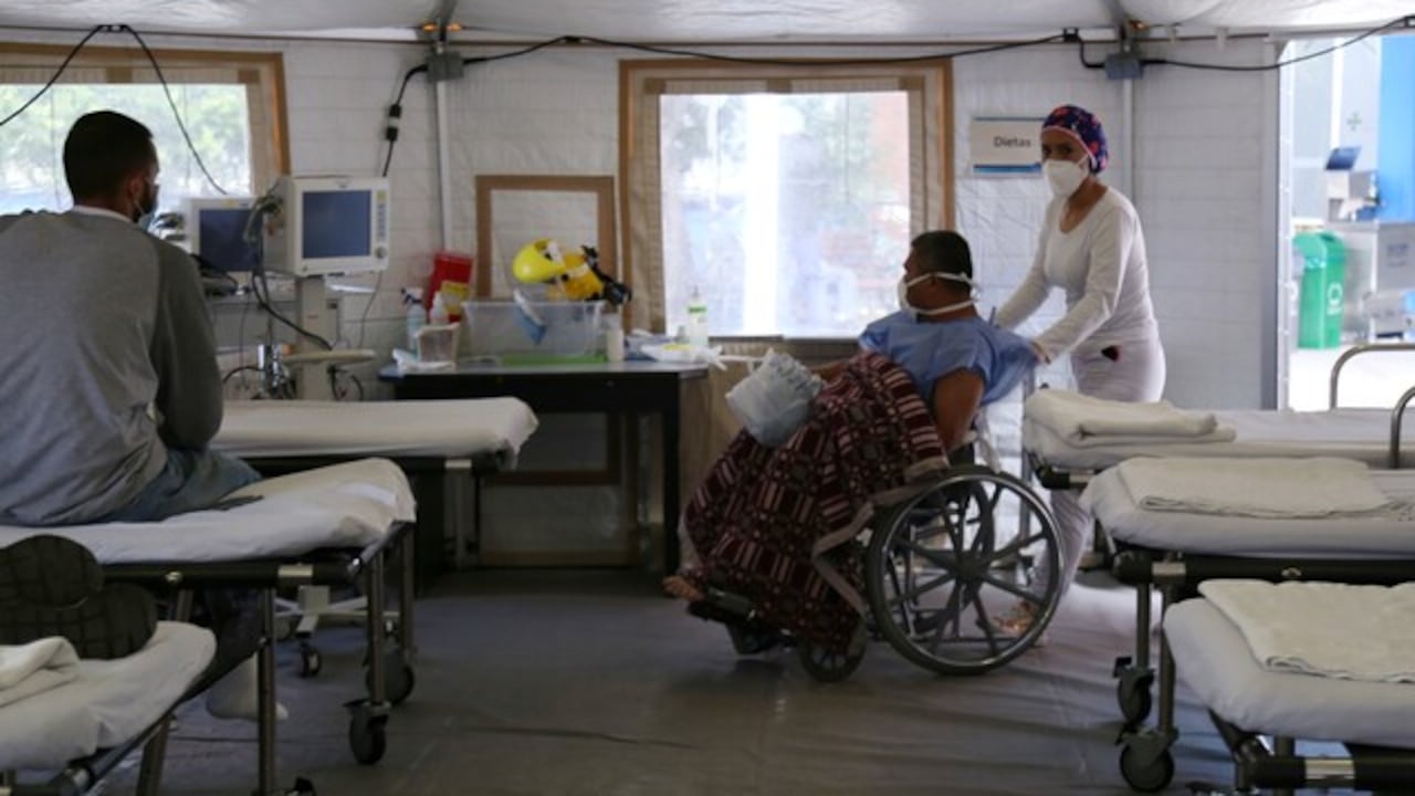 El hospital de campaña tendrá capacidad para atender hasta 150 pacientes diarios.