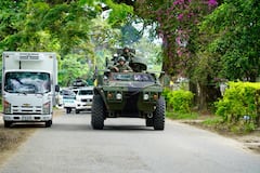 Con un pelotón blindado del Ejército Nacional, se realizan patrullas permanentes en esta región del suroccidente del país. Además, aeronaves no tripuladas de la Fuerza Aeroespacial Colombiana realizan sobrevuelos en principales ejes viales.