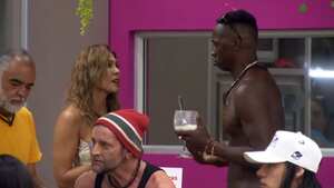 Martha Isabel Bolaños y Omar Murillo en La casa de los famosos