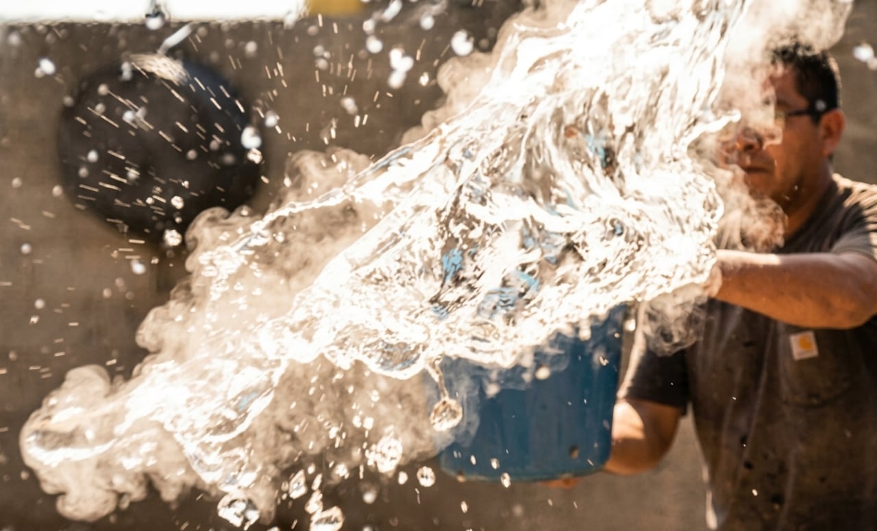 Perro muere atropellado tras ser quemado con agua hirviendo