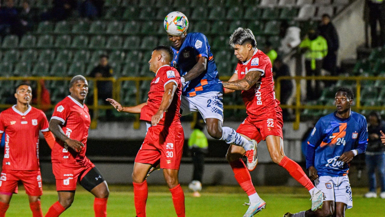 Imagen del partido entre Boyacá Chicó y América de Cali por la fecha 2 del primer semestre de la Liga Colombiana 2026.