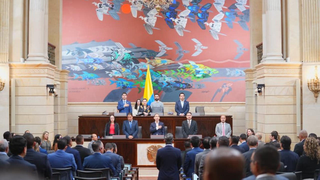 La Cámara de Representantes debate el traslado de la posesión de Abelardo de la Espriella en la ciudad de Cali. Foto: Cámara