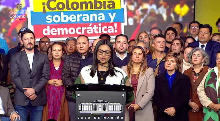 Comunicado del Gobierno nacional frente "amenazas" de Estados Unidos.