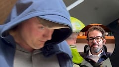 El extranjero de 36 años y su abogado Fabio Humar.