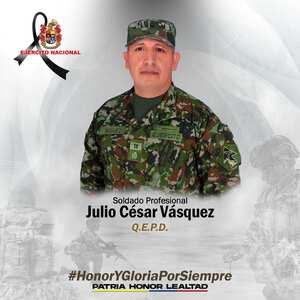 Fue hallado sin vida el cuerpo del soldado
profesional Julio César Vásquez, en el corregimiento de Potrerito, en Jamundí.
