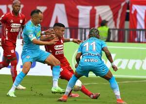 Imagen del juego entre América de Cali y Jaguares de Córdoba, por la fecha 11 de la Liga colombiana 2023-I.