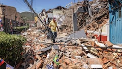 El municipio de Roldanillo, en el Valle del Cauca, fue una de las zonas más afectadas por el terremoto del pasado lunes.