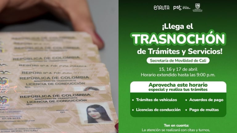 trasnochón de servicios de Movilidad