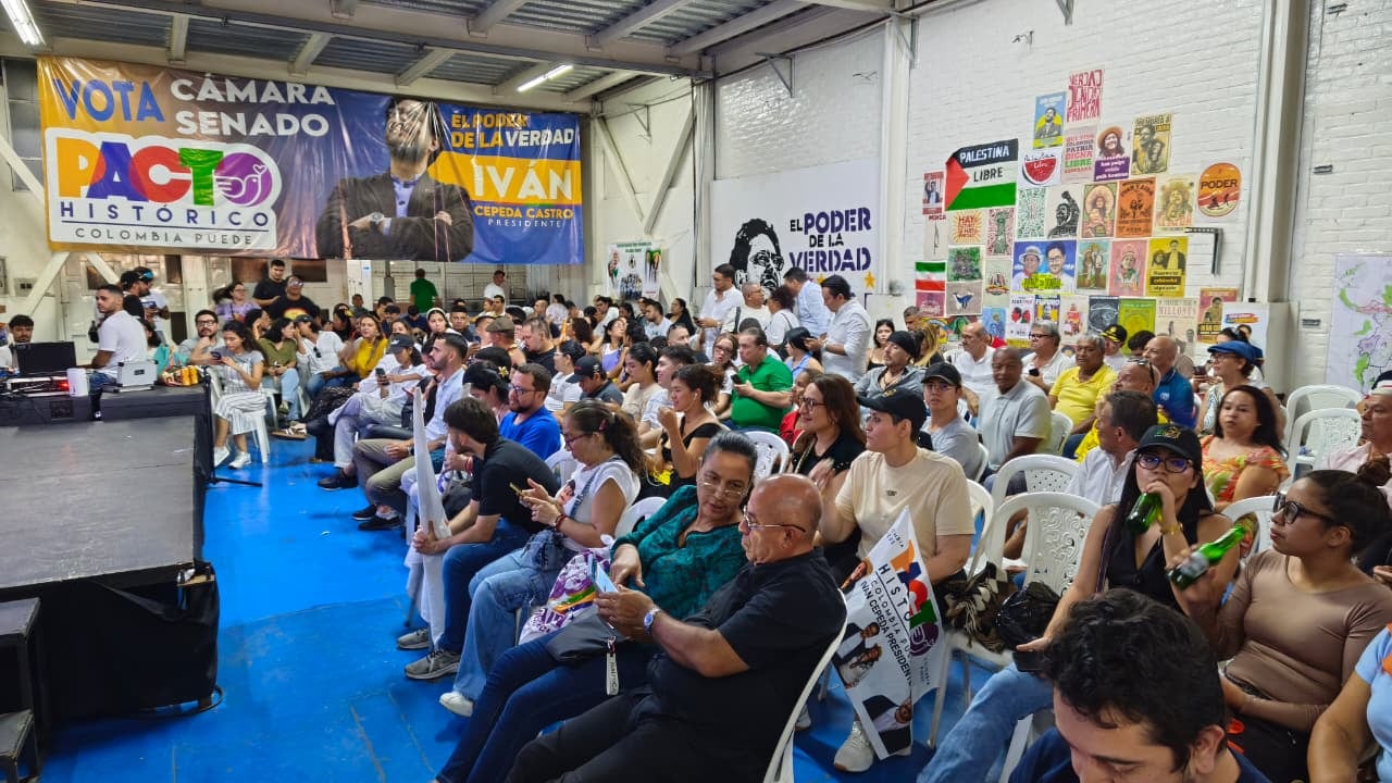 Sede de campaña de Iván Cepeda en Cali.