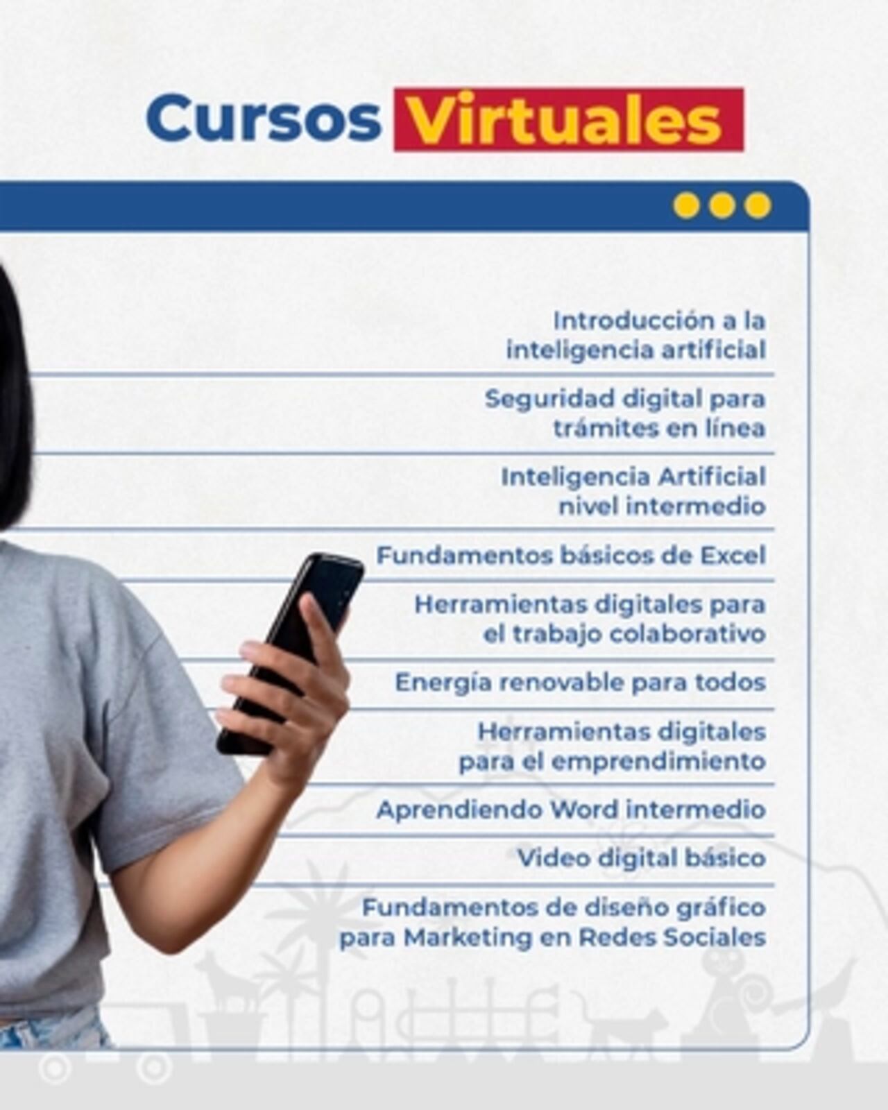 Cursos virtuales.