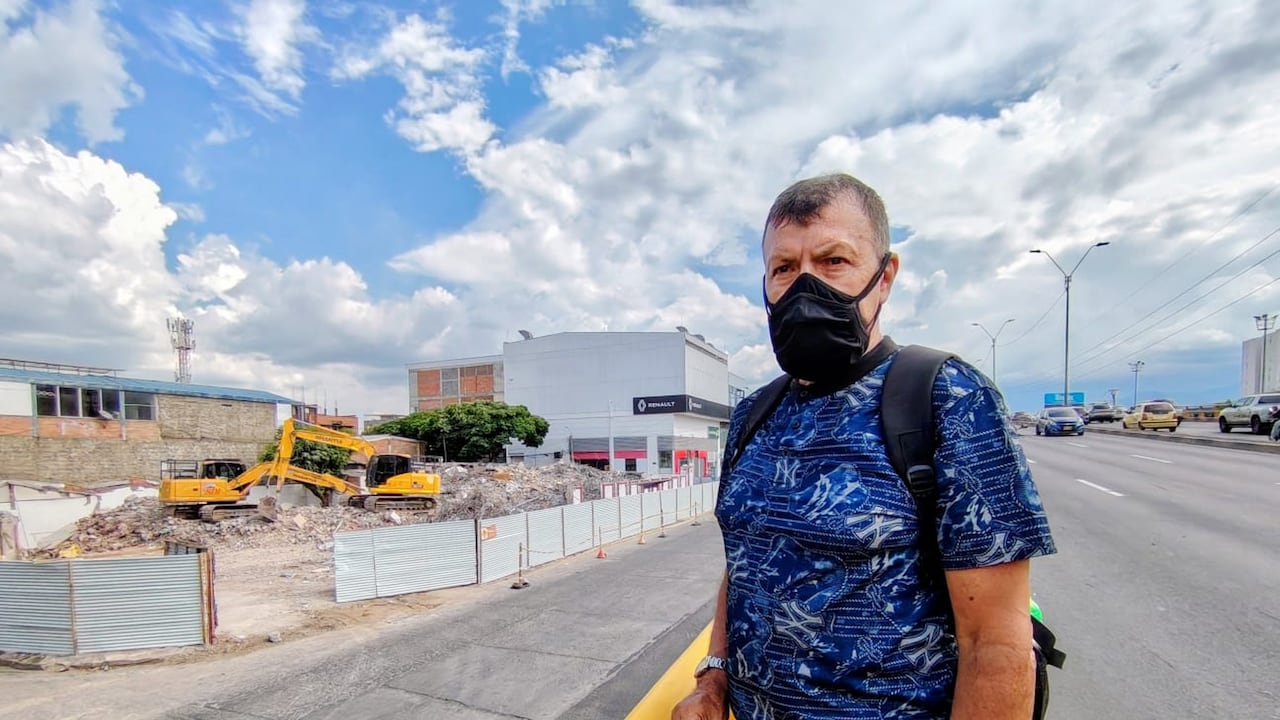 Demoliciones de los edificios Guadalupe y Molino Rojo en el sur de Cali.
