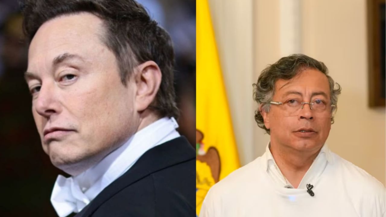 Elon Musk y Gustavo Petro