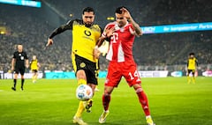 Luis Díaz en el clásico alemán.