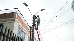 Trabajos de acueducto y energía de Emcali