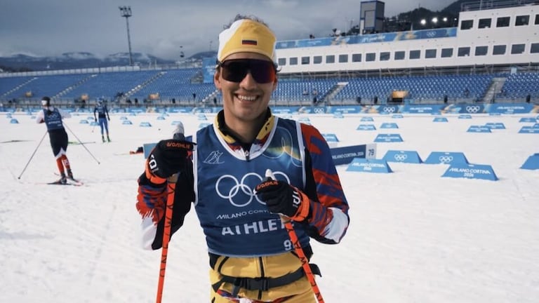 Fredrik Fodstad durante su participación en los Juegos Olímpicos de Invierno de Milán Cortina 2026.