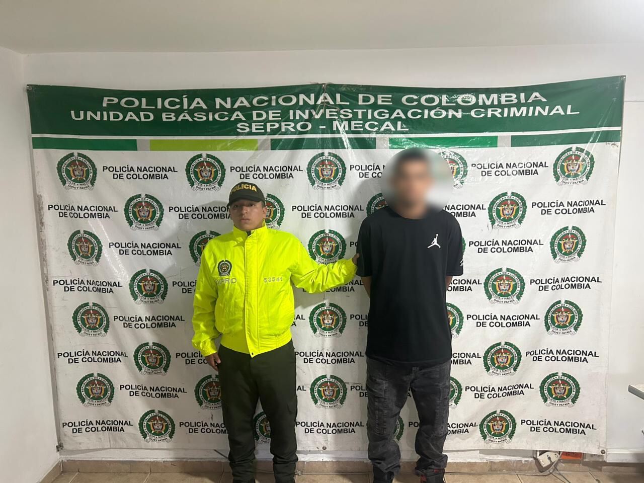La Policía Nacional confirmó la captura de un ciudadano extranjero de 23 años.
