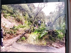 Las fuertes lluvias que se han registrado en esta zona del sur Cauca causaron esta emergencia vial.