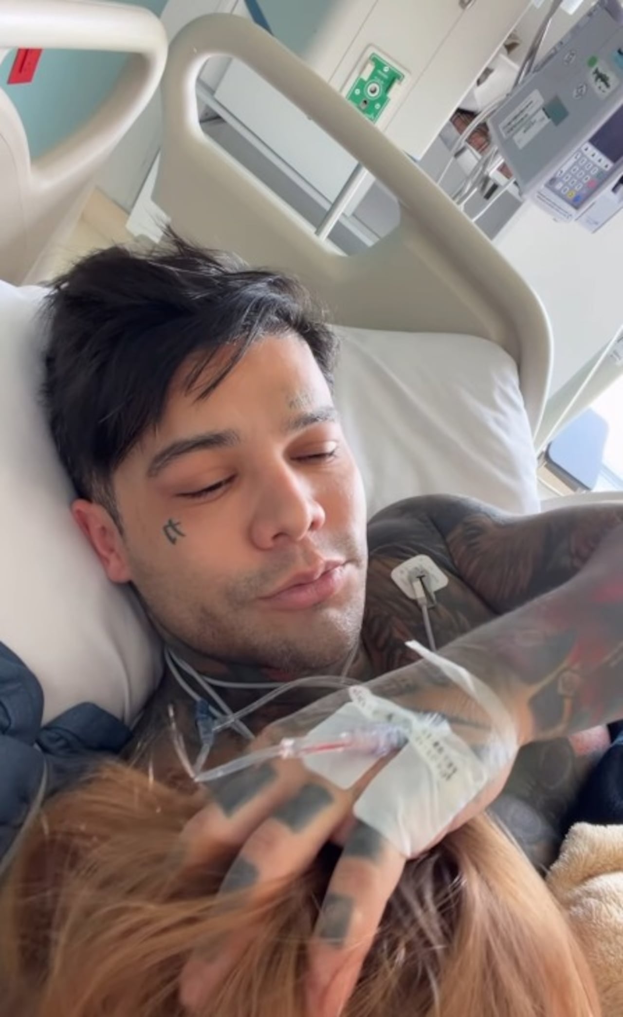 Yeferson Cossio fue hospitalizado por una falla en el corazón.