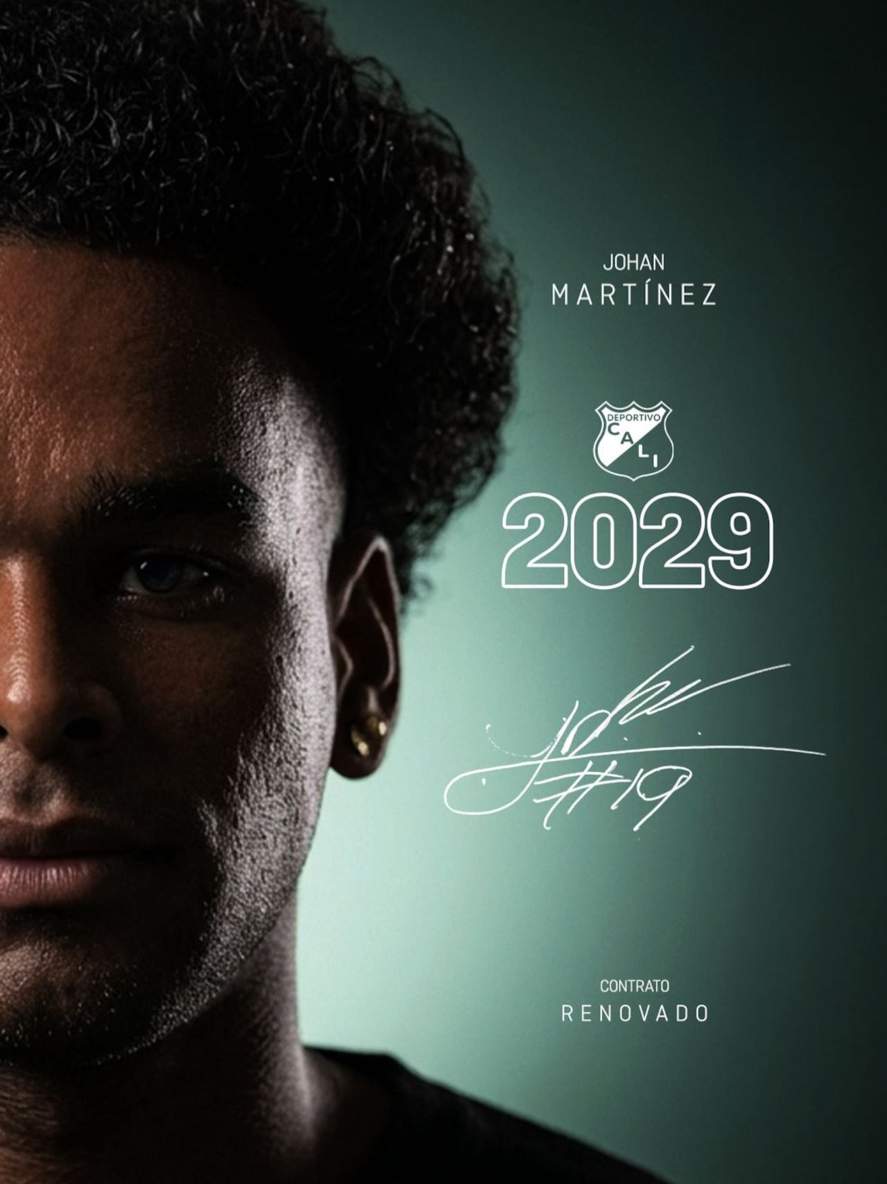 Johan Martínez es jugador del Cali hasta el 2029.