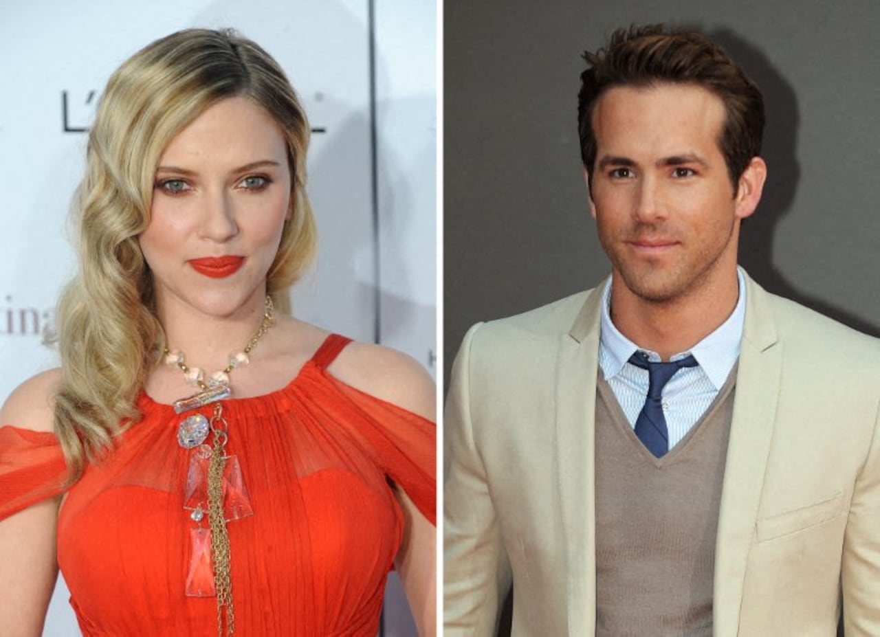 Scarlett Johansson y Ryan Reynolds se casaron muy jóvenes en 2008 y se divorciaron en 2010. Ella ahora está casada con Colin Jost.