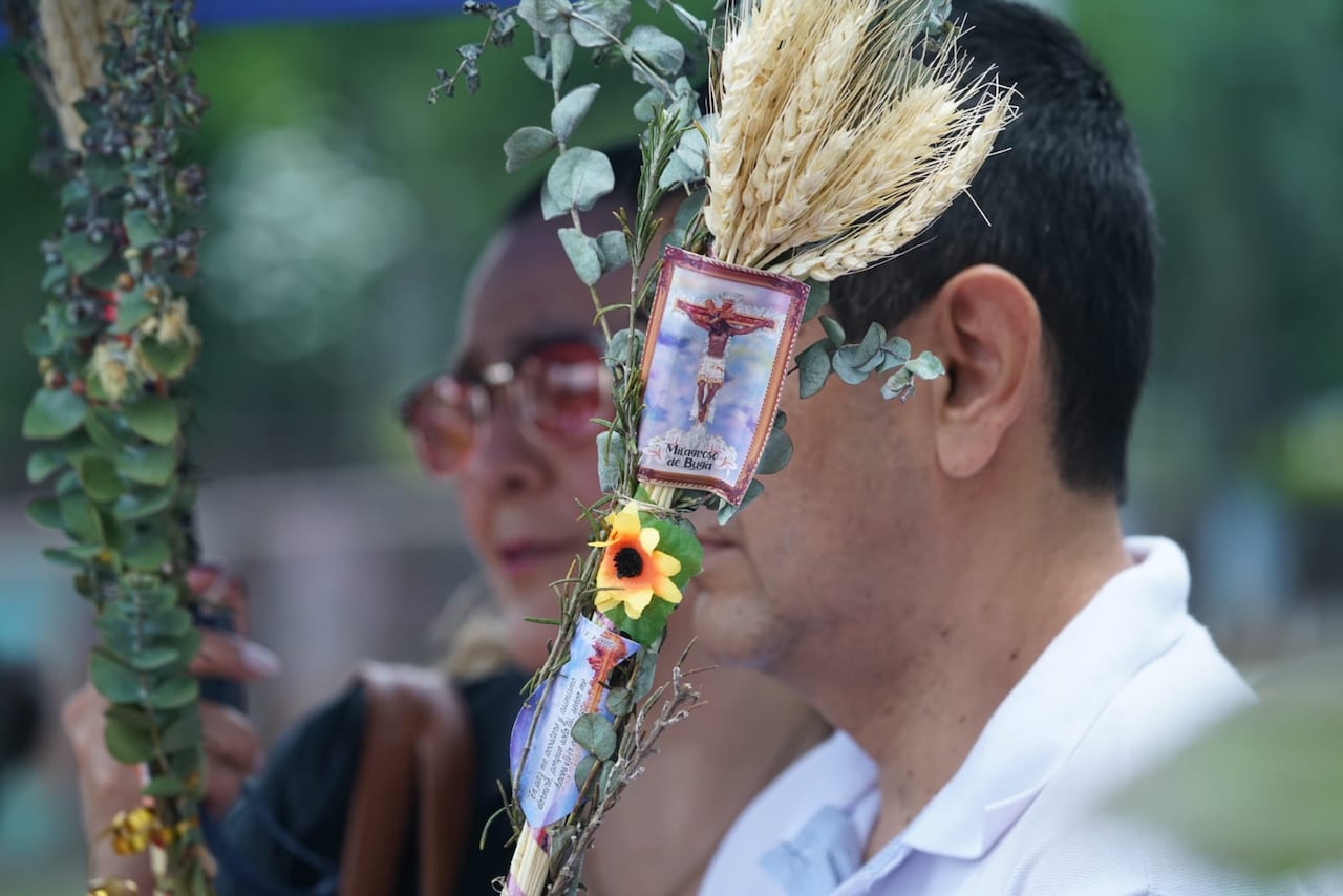 Domingo de Ramos en la Iglesia La Ermita en Cali. 29 de marzo de 2026. Fotos: Jorge Orozco.