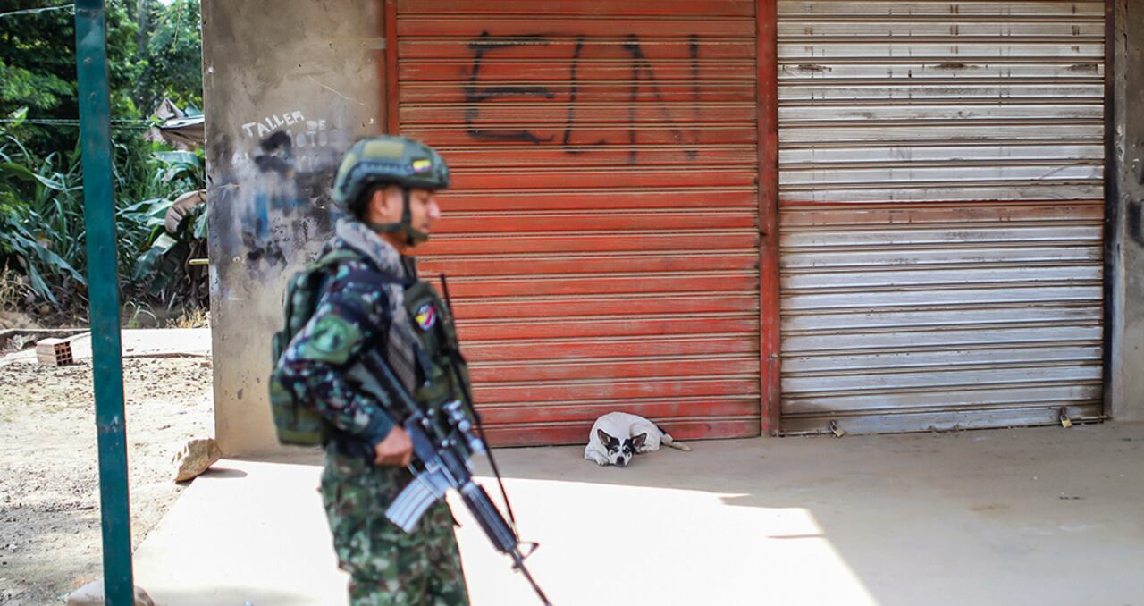En las imágenes, los rostros de los integrantes de la fuerza pública secuestrados. Cuatro se encuentran en poder del ELN en Venezuela.