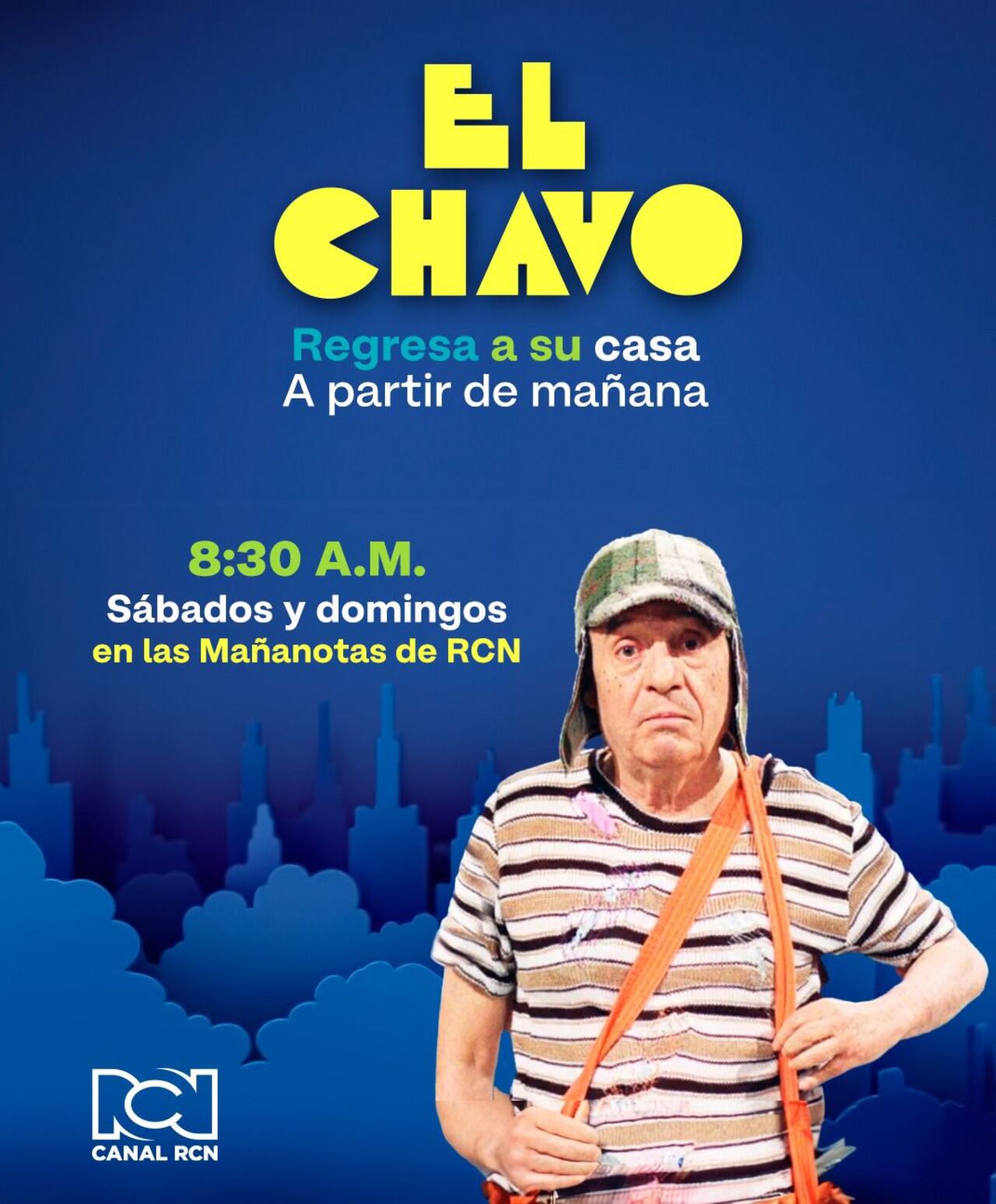 Este será el horario en que se transmitirá el programa.